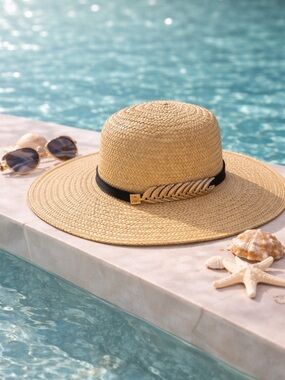NEW VACATION WEAR, CRUISE WEAR Straw Panama hat